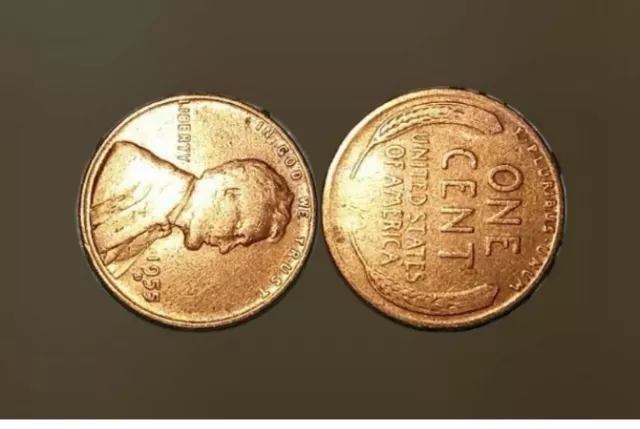 1955 D Wheat Penny.