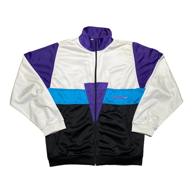 Vintage 90s Adidas Equipment Tracksuit Jacket - XL — Pop Boutique Online | Adidas Vintage Tracksuit jacket 90s | ジャージ | アディダス