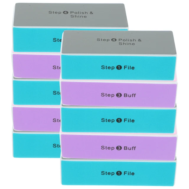 Akoak Nagelfeilen-Set – 60-70 Stück, Bunte Schleifschwämme Zum Polieren & Formen
