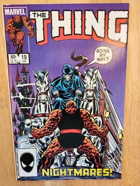 Marvel Comic Book - The Thing - Nightmares! Vol 1 Number 19 Jan 1985 Vintage