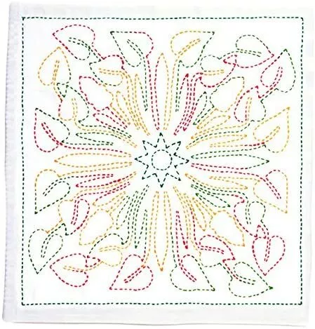 Embroidery Kit Tulip Sashiko Flower Sashiko World Hawaii Anthurium KSW003