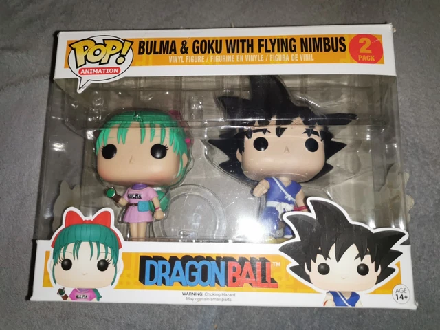 Funko Pop Animation| Dragon Ball| Bulma Goku Flying Nimbus| 2 Pack selten