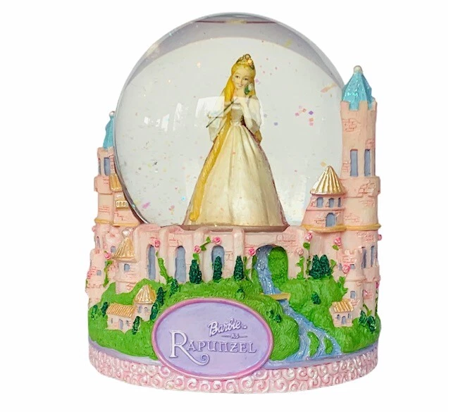 Barbie rapunzel snow sales globe