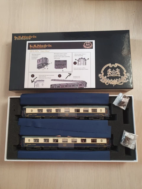 LS MODELS HO 40136 - coffret de 3 voitures VTU corail SNCF - Montaigne