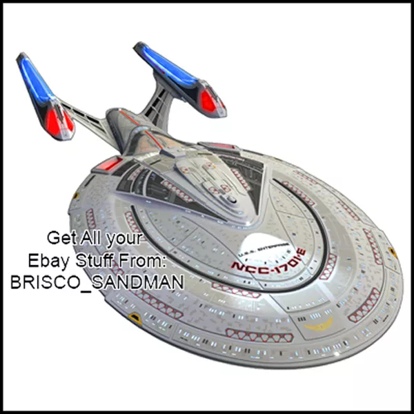 Fridge Fun Refrigerator Magnet STAR TREK SHIP USS Enterprise 1701-E -A- Diecut