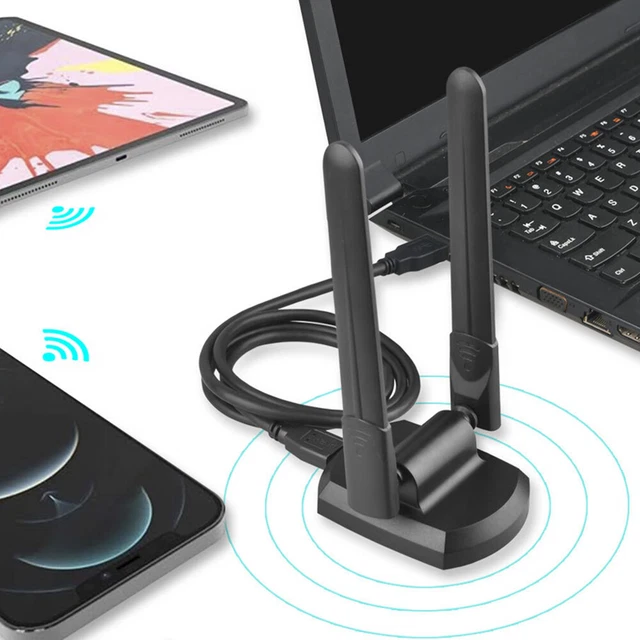 Adattatore WiFi 6 E Bluetooth 5.3 USB - Dual Band 2.4/5GHz Per PC, Senza Driver, Supporta Windows 10/11 - Foto 13