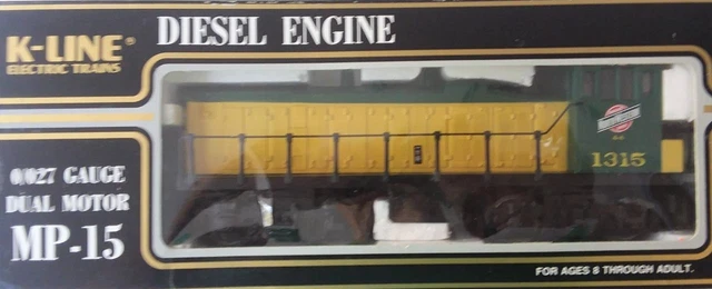 K-Line MP-15 diesel locomotive - C&NW Chicago & North Western Railroad - MINT