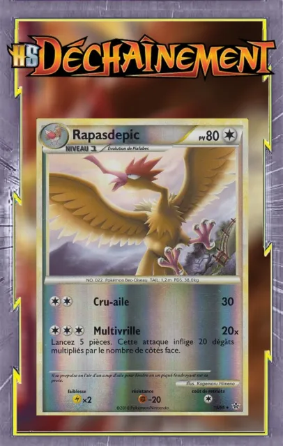 Rapasdepic Reverse - HS02:Unleashing - 15/95 - French Pokemon Card