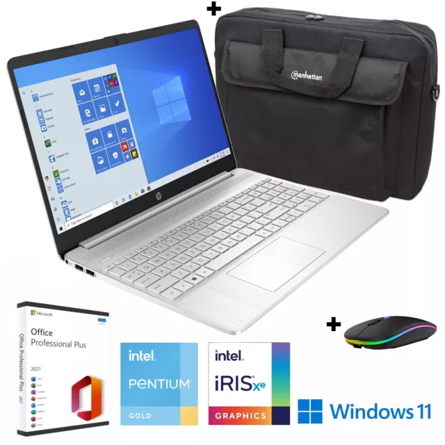 HP Notebook│15" FHD│Intel Pentium 3,5GHz│bis zu 32GB RAM ~ bis zu 1TB SSD│Win11