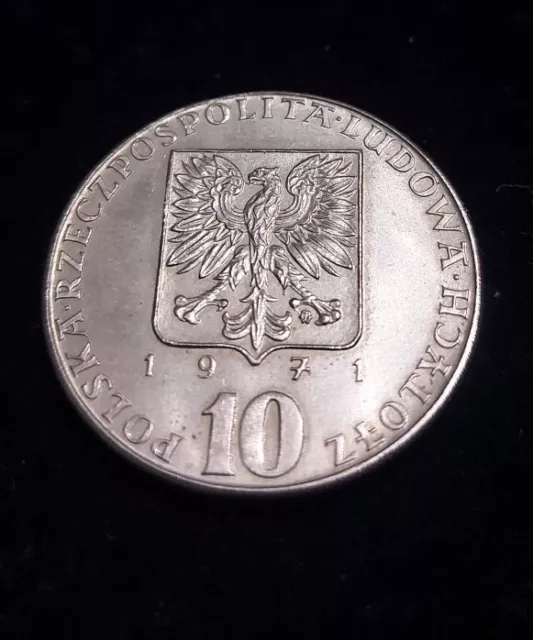 1971 Poland 10 Zlotych (Good/fine Condition)
