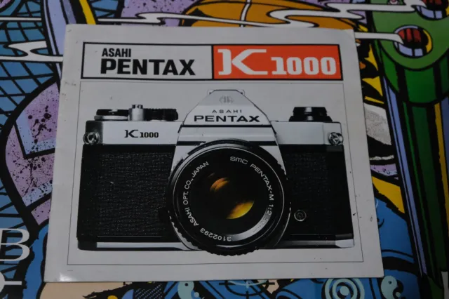 Original Pentax K1000 Users instruction Manual