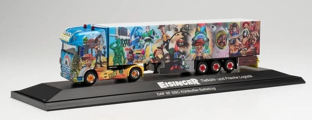 HERPA - CAMION avec remorque frigorifique SCHEUFLER - DAF XF SSC Euro 6
