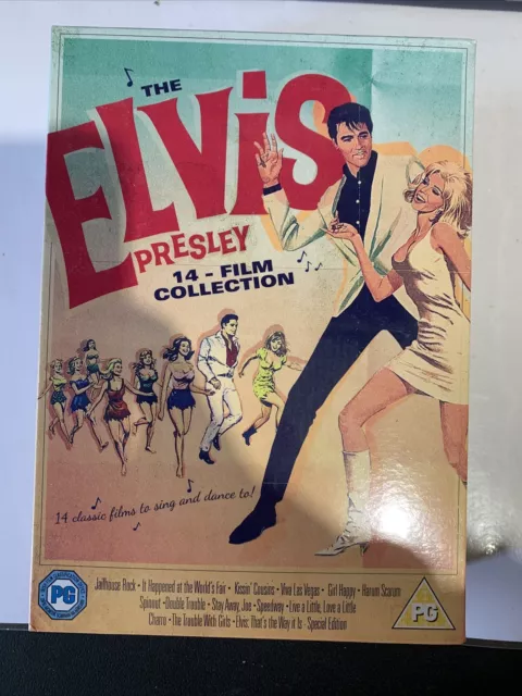 Warner Bros. The Elvis Presley 14-Film Collection (14 DVD Disc, 2017)