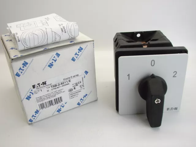 NEW Eaton T5B-2-8211/E Change Over Switch With "OFF" Position CT42-8211-DOKBQ