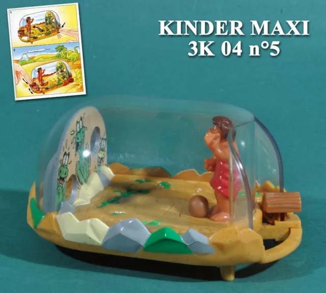 Kinder Maxi 2004, Italie, 3K04 n5 jeu de football préhistorique + BPZ