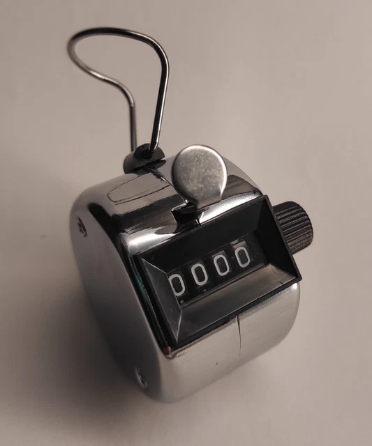Mechanischer Handzähler Klicker - Praktischer Zählcounter Bis 9999