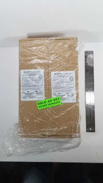 Pair of Elkay 51300C WaterSentry Plus Filter for Water Fountain Bottle EWF3000
