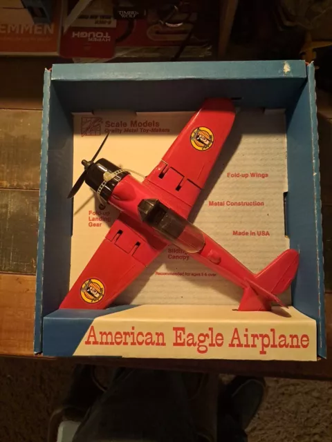 Vintage Scale Models American Eagle Airplane #4102  Indian Motorcycles New