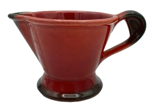 Metlox Poppytrail Creamer from the Red Rooster Pattern Cottage Core Country