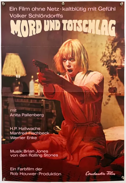 Anita Pallenberg A DEGREE OF MURDER original 1 sheet movie poster 1967 style C