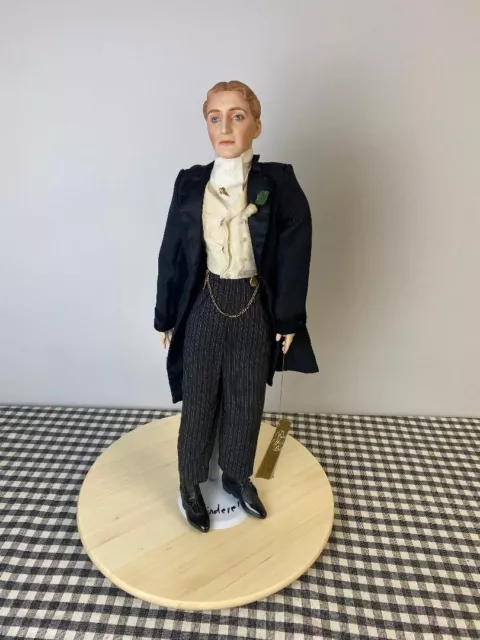 Franklin Mint Anniversary Groom Porcelain Doll