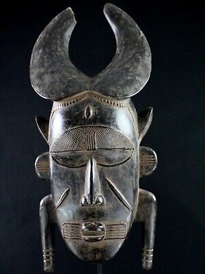 Art African Arts First Tribal - Mask Koulango - Kulango Mask - 45 CMS