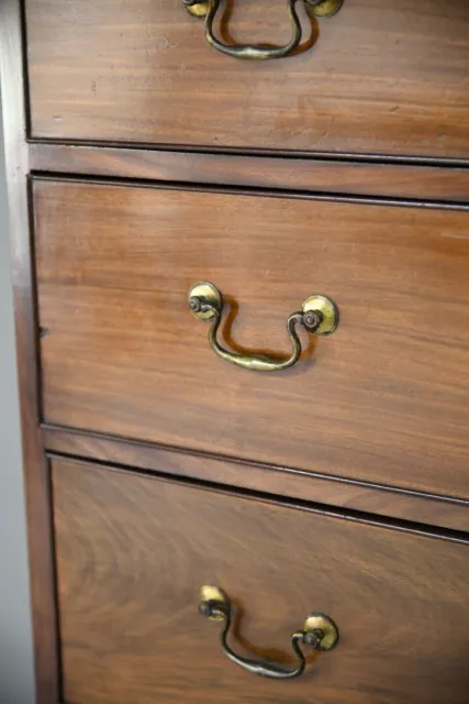 Antique Georgian Mahogany Chest on Chest Tallboy Chest of Drawers Bedroom 2