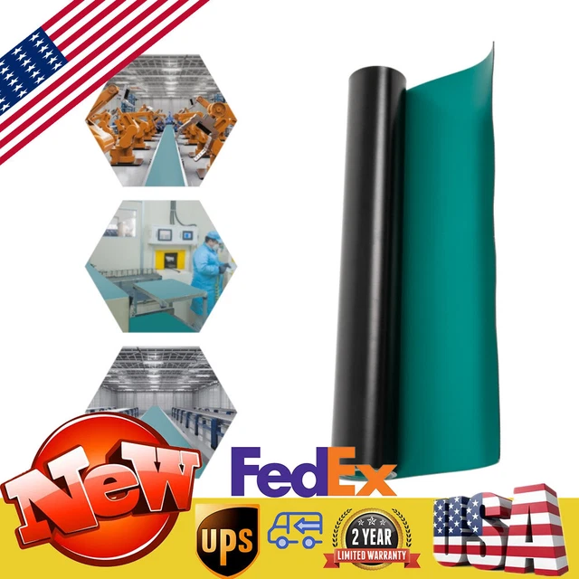 PC BUILDING RUBBER Anti Static Mat Green Grounding Roll ESD Floor Mat