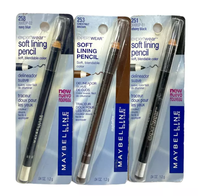 Maybelline Expert Wear Soft Lining Pencil Eyeliner (0.04oz / 1.2g) YOU PICK!