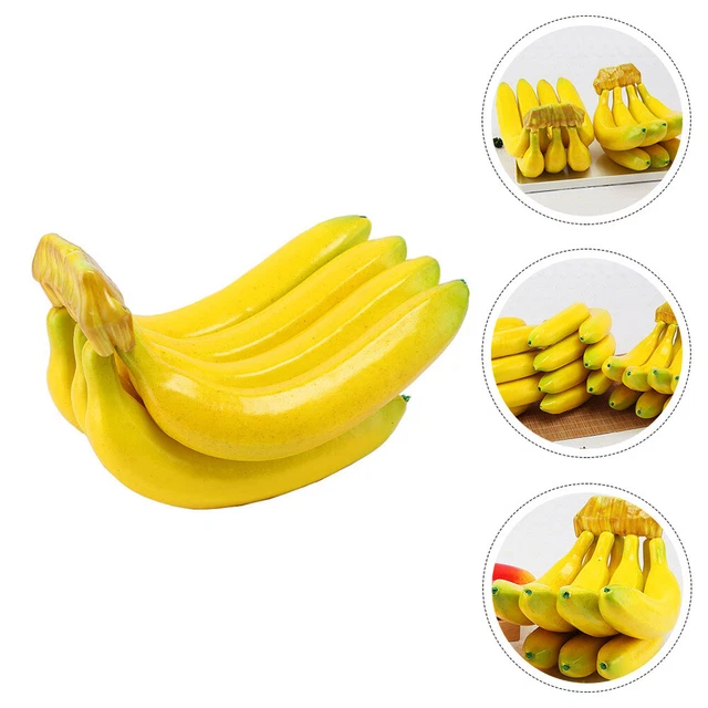 Modello fascio di banane decorazione frutta artificiale realistico verdure decorazione casa