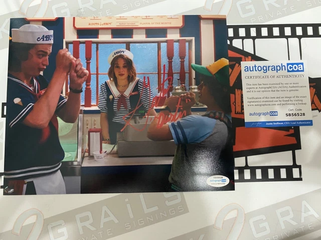 GATEN MATARAZZO signed photo STRANGER THINGS Dustin 8x10 ACOA F