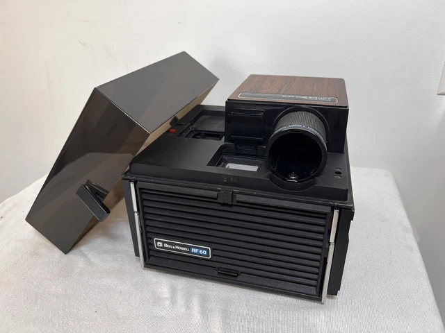 🍊Vintage Bell & Howell Slide Cube System II Projector | Model RF60 Tested!