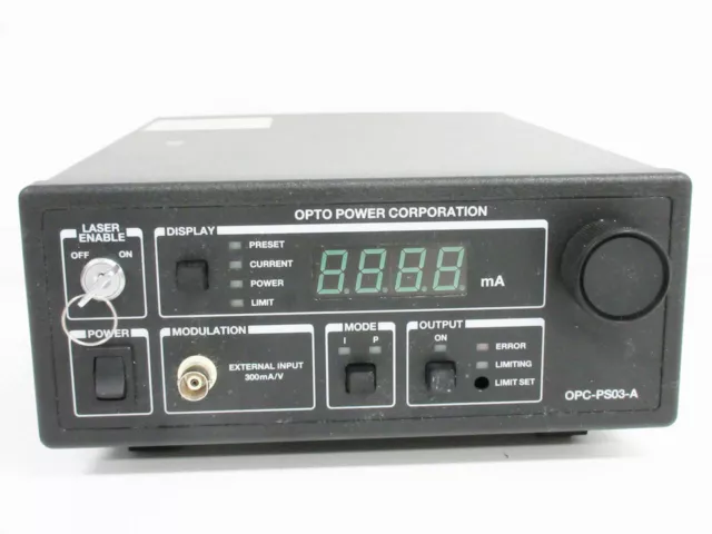 Opto Power Corporation Opc-Ps03-A Diode Laser Driver
