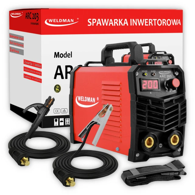 Weldman® ARC 203 Poste à souder Inverter soudage MMA 200A ARC 230V