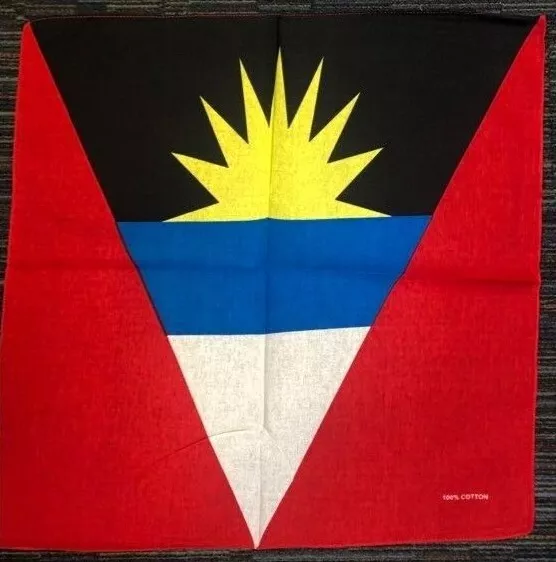 Antigua And Barbuda Flag - Bandana - Carribean Country