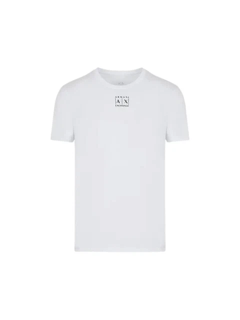 T-shirt a maniche corte Armani Exchange dal fit Regular da uomo colore Bianco.