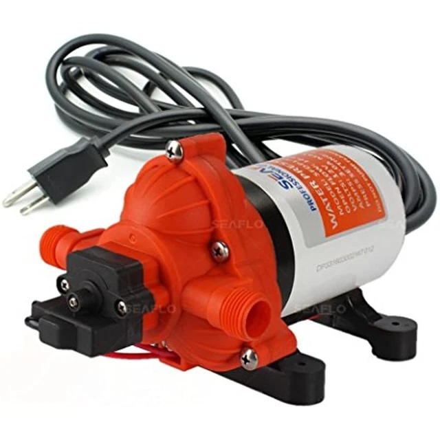 SEAFLO 33-Series Industrial Water Pressure Pump w/Power Plug for Wall Outlet NEW
