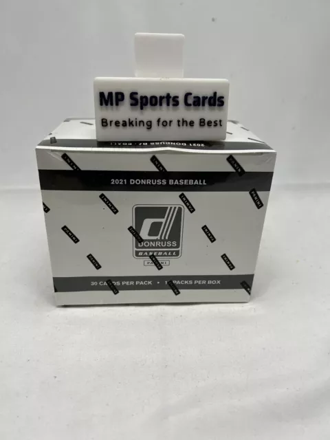 2021 Panini Donruss Baseball Factory Sealed Cello Box Free Shipping!