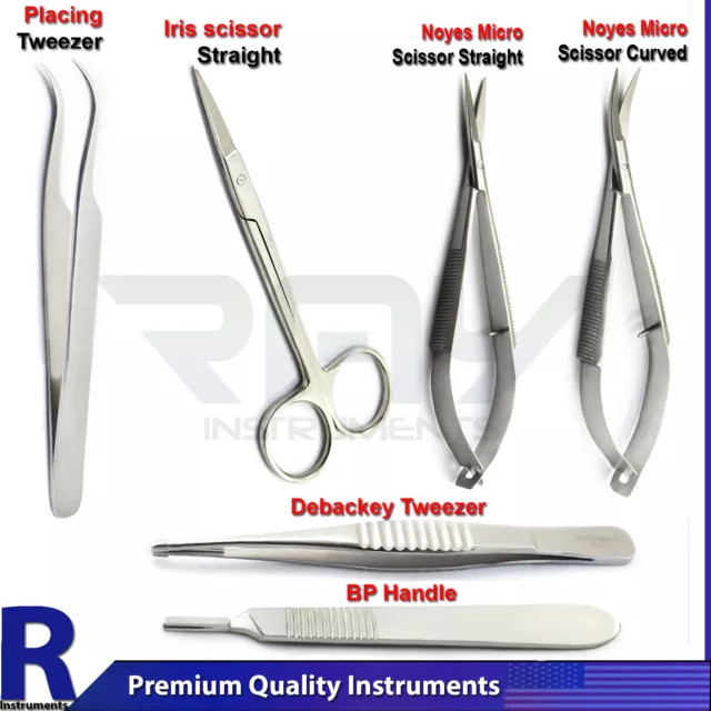 Dental Veterinary Orthopedic Microsurgery Instruments Surgical Iris Scissors CE