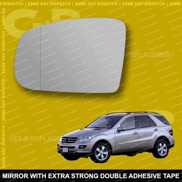 For Mercedes-Benz ML-Class W164 wing mirror glass 05-08 Left side Blind Spot