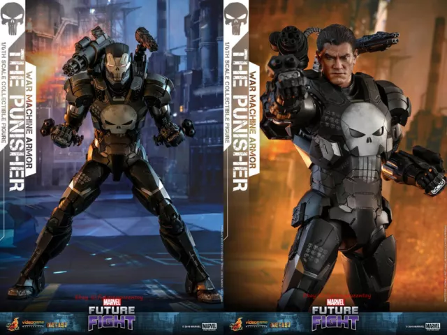 HotToys HT VGM33D28 The Punisher War Machine Armor 1/6 Figure Toy Instock
