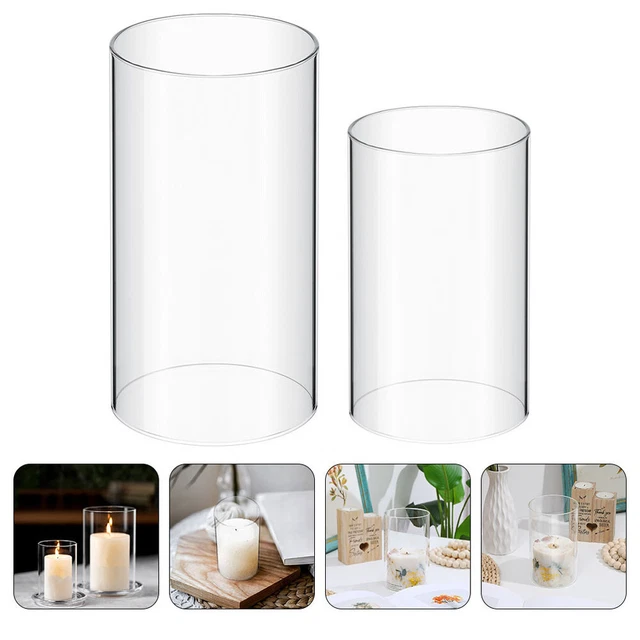 2Pcs Candle Shade Cover Clear Clear Cover For Candle Candle Shade for Home Daily