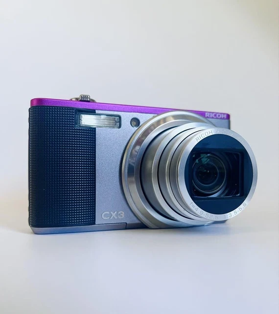 RICOH CX3 ピンク　グレー RICOH CX3 ツートン ライトグレー ピンク コンデジ コンパクト