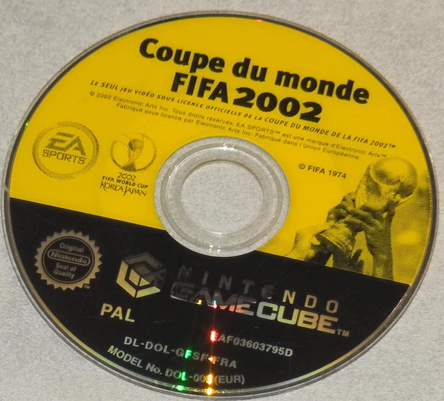Jeu Gamecube FIFA 2002 Coupe Du Monde - Sans Notice - Bon état