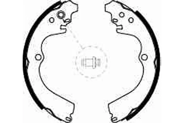 TRW GS8470 Bremsbackensatz - Einfache Montage Auto Ersatzteil