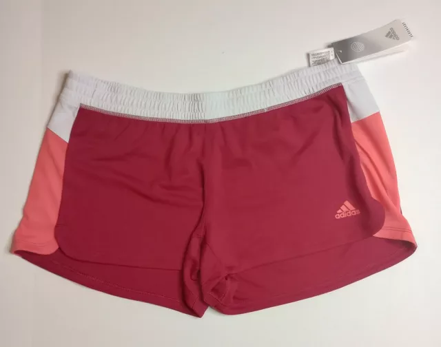 Adidas Shorts Women's XL XLarge Pacer 3-Stripes Woven Pacer Color Block