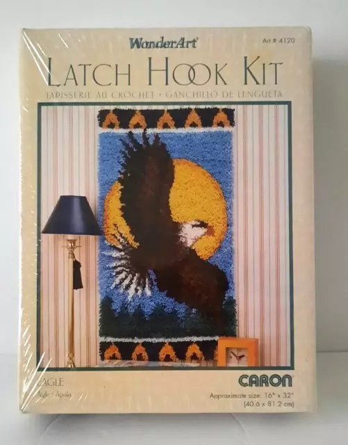 "Wonder Art Project ""Eagle"" Kit de gancho de pestillo nuevo paquete sellado de fábrica