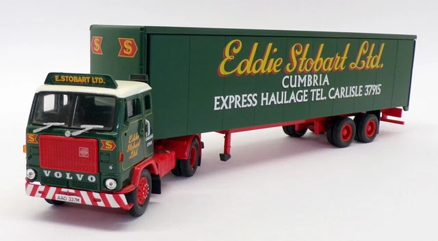 Corgi Modello Camion Scala 1/50 CC13101 - Rimorchio Scatola Volvo F88 - Stobart