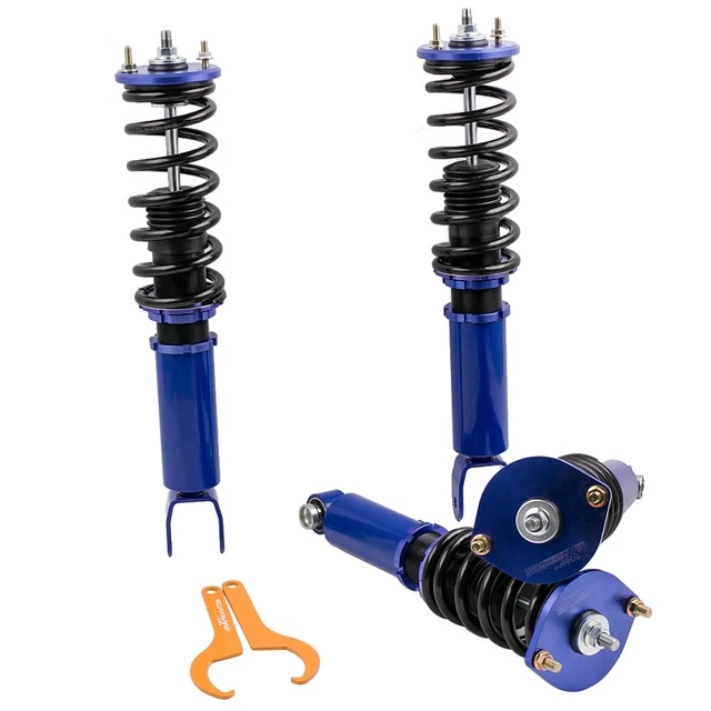 EMUSA Red Coilover Suspension Lowering Kit For Nissan 300ZX Z32 1990-1996 Coupe 2D