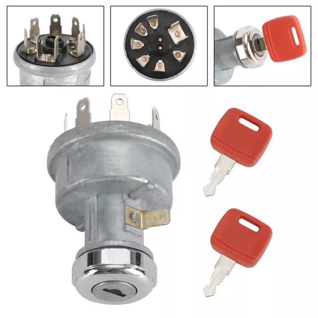 Zündschloss Mit 2 Schlüsseln Passend RE61717 Für John Deere SE6010 SE6120 6415